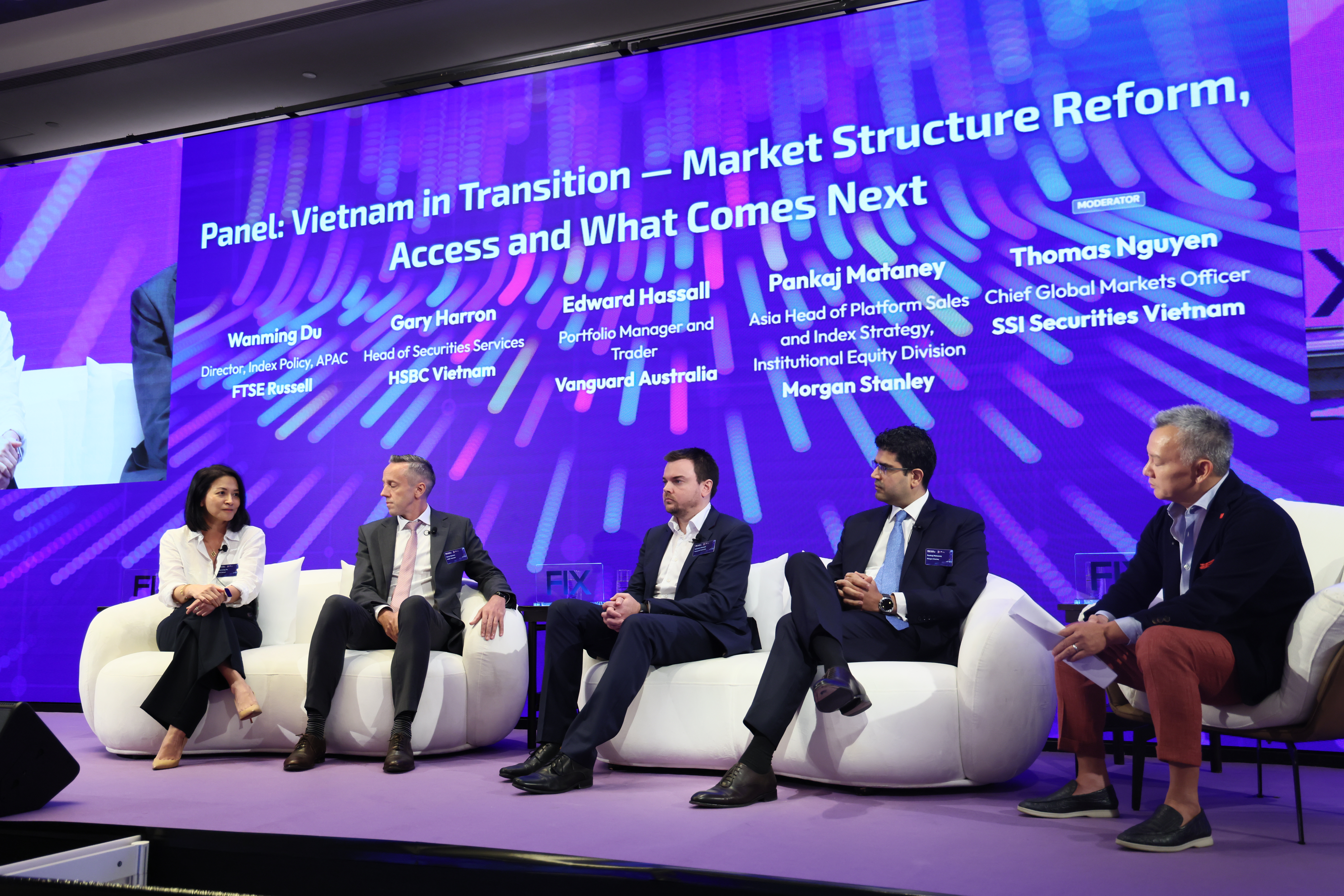 Large audience attending a flagship financial industry conference